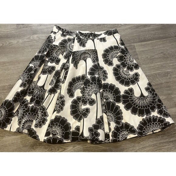 KATE SPADE Florence Women's Broadhurst Skirt Floral Pleated Flare Lined Size 10 - Picture 1 of 6